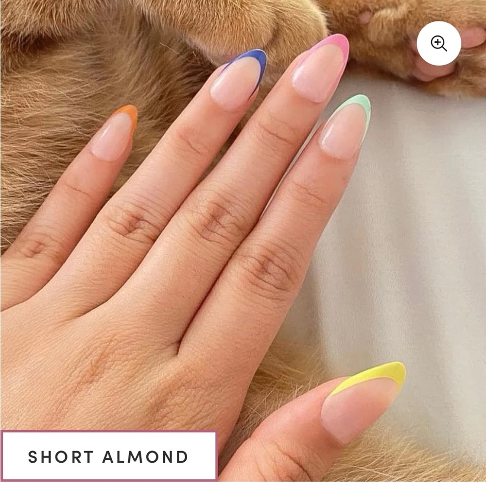 Glamnetic Sprinkles press on nails partial set